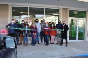 Our ribbon cutting ceremony at our next Essex Junction storefront during our grand opening event in February 2022