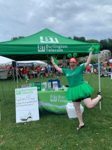 Our marketing booth at the Dragon Boat Festival